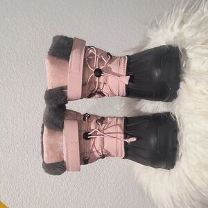 Women Winter  Boots Water Proof Anti Slip Warm Adjustable Rubber Sole NEW